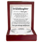Engraved Cuff Bracelet - To My Granddaughter "Life Blessed Me With The Gift of You"