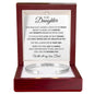 Cuff Bracelet Engraved - To My Daughter "Never Give Up. I Believe In You"