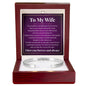 Cuff Bracelet Engraved - To My Wife "I Love You Forever and Always"