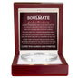 Cuff Bracelet Engraved - To My Soulmate "I Found My Missing Piece"