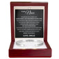 Cuff Bracelet Engraved - To My Niece "Never Forget Just How Deeply You're Loved"