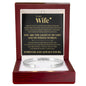 Cuff Bracelet Engraved - To My Wife "You Are The Light In My Life and My Whole World"