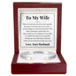 Cuff Bracelet Engraved - To My Wife "I Had You and You Had Me"