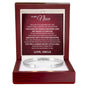 Cuff Bracelet Engraved - To My Niece "You Gave My World Meaning and My Heart a Purpose"
