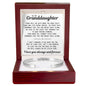 Engraved Cuff Bracelet - To My Granddaughter "You Are Never Truly Alone"