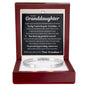 Engraved Cuff Bracelet - To My Granddaughter "You Gave My Life A Meaning"