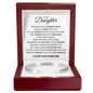 Cuff Bracelet Engraved - To My Daughter "Remember That My Love is Your Shelter"