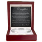 Cuff Bracelet Engraved - To My Daughter "I Love You With Everything I Had"