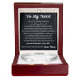 Cuff Bracelet Engraved - To My Niece "I'll Always Be Right There with You"