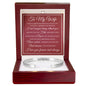 Cuff Bracelet Engraved - To My Wife "Marrying You Was The Best Decision I Have Ever Made"