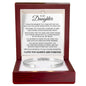 Cuff Bracelet Engraved - To My Daughter "I'll Always Believe In You With All My Heart"