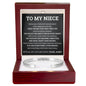 Cuff Bracelet Engraved - To My Niece "You Filled The Empty Spaces In My Heart"