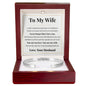 Cuff Bracelet Engraved - To My Wife "Never Forget That I Love You"