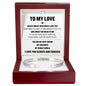 Cuff Bracelet Engraved - To My Love "You Are My Best Friend, My Soulmate, My Whole World"
