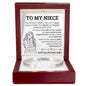 Cuff Bracelet Engraved - To My Niece "Hold This Bracelet Close, And Let It Feel Like I'm Hugging You"