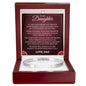 Cuff Bracelet Engraved - To My Daughter "I Hope You Always Feel My Love"
