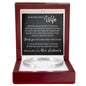 Cuff Bracelet Engraved - To My Wife "I Had You, and You Had Me"