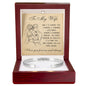 Cuff Bracelet Engraved - To My Wife "I'd Choose You"