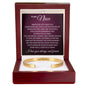 Cuff Bracelet Engraved - To My Niece "Remember That I'm With You in Spirit"