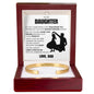 Cuff Bracelet Engraved - To My Daughter "Chase Your Dreams"