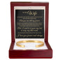 Cuff Bracelet Engraved - To My Wife "You Are Still My Forever"