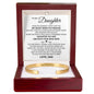 Cuff Bracelet Engraved - To My Daughter "You Are Brave, Capable, and Stronger Than You May Realize"