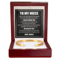 Cuff Bracelet Engraved - To My Niece "Remember The One Who Always Believed in You"