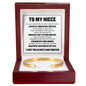 Cuff Bracelet Engraved - To My Niece "Straighten Your Crown"