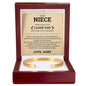 Cuff Bracelet Engraved - To My Niece "Believe In Yourself As Much As I Believe In You"