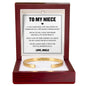 Cuff Bracelet Engraved - To My Niece "You Will Always Carry A Piece of Me"