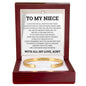 Cuff Bracelet Engraved - To My Niece "The Sky is The Limit For You"
