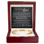 Cuff Bracelet Engraved - To My Beautiful Girl " You Complete Me"