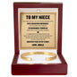 Cuff Bracelet Engraved - To My Niece "You Will Always Be The Greatest Part of My Story"