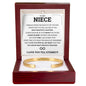 Cuff Bracelet Engraved - To My Niece "You Are My Most Precious Treasure"