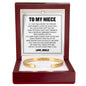 Cuff Bracelet Engraved - To My Niece "I Hope You Always Feel My Love"