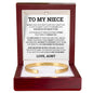 Cuff Bracelet Engraved - To My Niece "Be Kind To Yourself"
