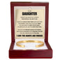 Cuff Bracelet Engraved - To My Daughter "Believe In Yourself"