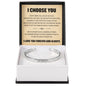 Cuff Bracelet Engraved - "I Choose You"
