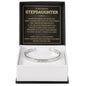 Cuff Bracelet Engraved - To My Badass Stepdaughter "I Will Forever Be Here For You"