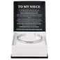 Cuff Bracelet Engraved - To My Niece "Create A Beautiful Life of Your Own"