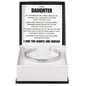 Cuff Bracelet Engraved - To My Daughter "You Bring Happiness Into My Life"
