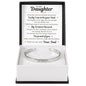 Cuff Bracelet Engraved - To My Daughter "Lucky I Am To Be Your Dad"