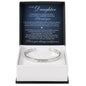 Cuff Bracelet Engraved - To My Daughter "I Loved You"