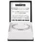 Cuff Bracelet Engraved - To My Daughter "Trust Your Heart, Even When The World Makes You Doubt Yourself"
