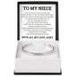 Cuff Bracelet Engraved - To My Niece "The Sky is The Limit For You"