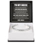Cuff Bracelet Engraved - To My Niece "Just Take The Next Small Step"