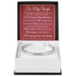 Cuff Bracelet Engraved - To My Wife "Marrying You Was The Best Decision I Have Ever Made"