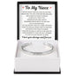Cuff Bracelet Engraved - To My Niece "You Are Loved Beyond Measure"