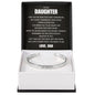 Cuff Bracelet Engraved - To My Daughter "You Bring Joy to My Heart"
