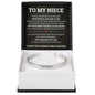 Cuff Bracelet Engraved - To My Niece "Follow Your Dreams, Believe In Yourself"